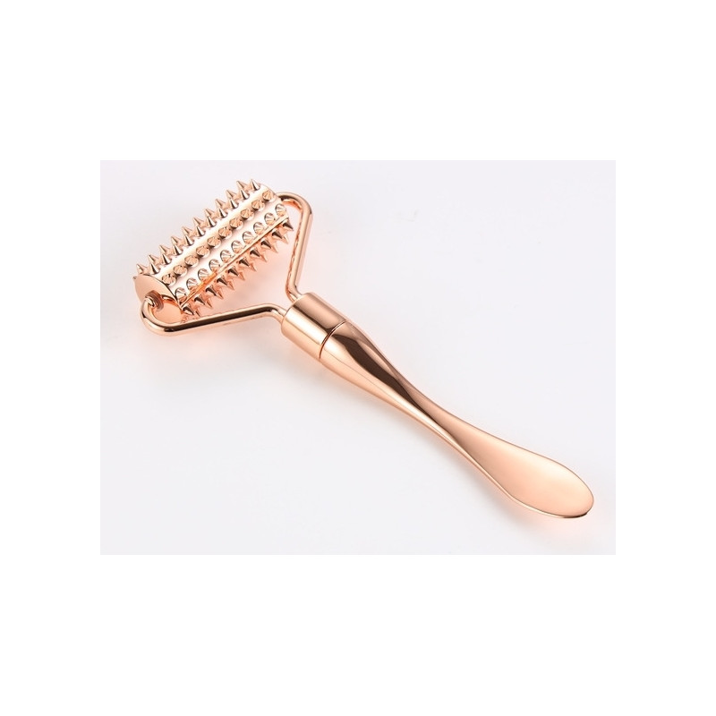 BDSMaster Roulette à picots en métal rosé MICRO ROLLER 12cm